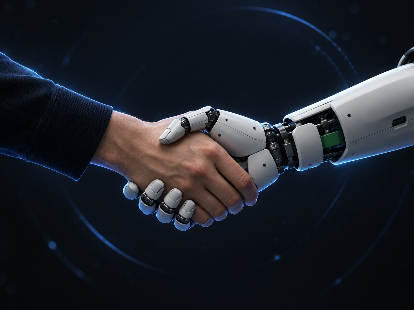 Humanoid handshake